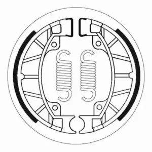 SBS Front / Rear Brake Shoes Certified
