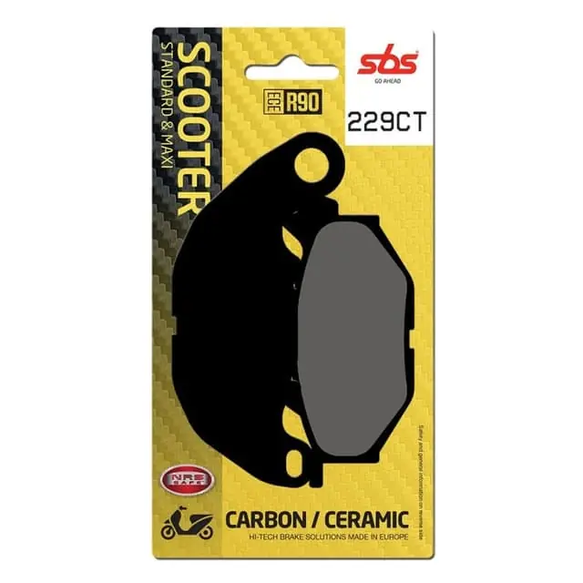Direct From Manufacturer SBS Carbon Tech Scooter Front / Rear Brake Pads