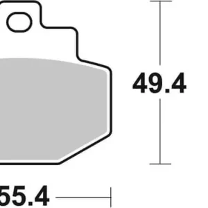 SBS Ceramic Scooter Front / Rear Brake Pads Worldwide Shipping