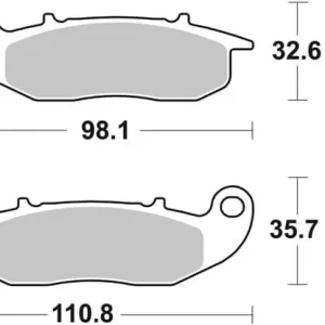 SBS Ceramic Scooter Front / Rear Brake Pad Hot Deal