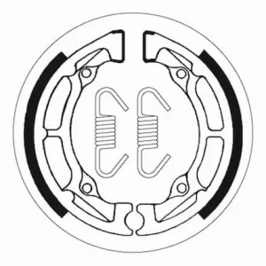 SBS Front / Rear Brake Shoes Viral
