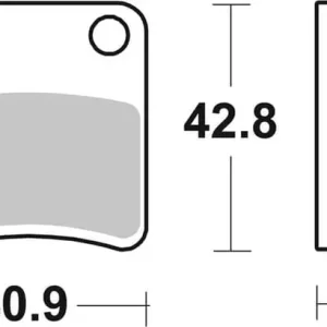 SBS Ceramic Scooter Front / Rear Brake Pads Super Sale