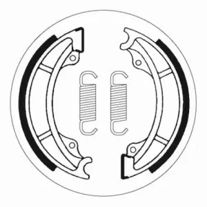 SBS Front / Rear Brake Shoes Modern