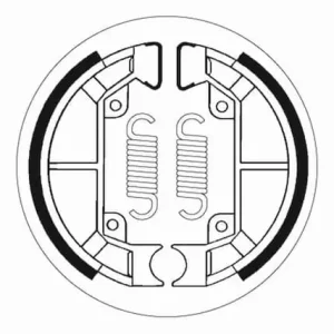 SBS Front / Rear Brake Shoes Crafted