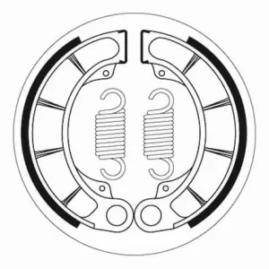 SBS Front / Rear Brake Shoes High Quality