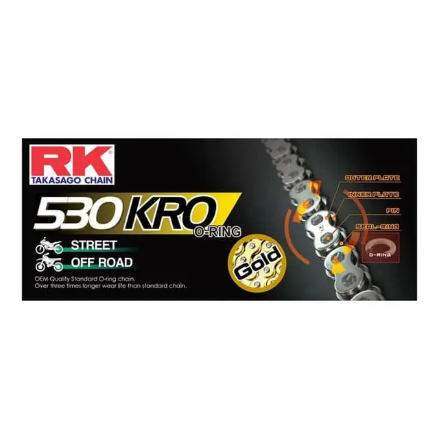Don’t Miss Out RK 530KRO 120 Link Gold Chain