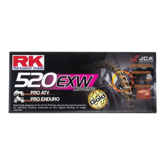 Fast Shipping RK GB520EXW-120L Gold Chain