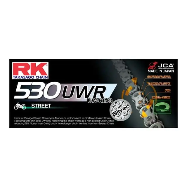 RK 530UWR 120 Link Silver Chain Reduced Price