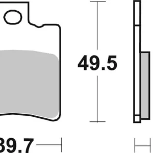 SBS Ceramic Scooter Front / Rear Brake Pads Order Now