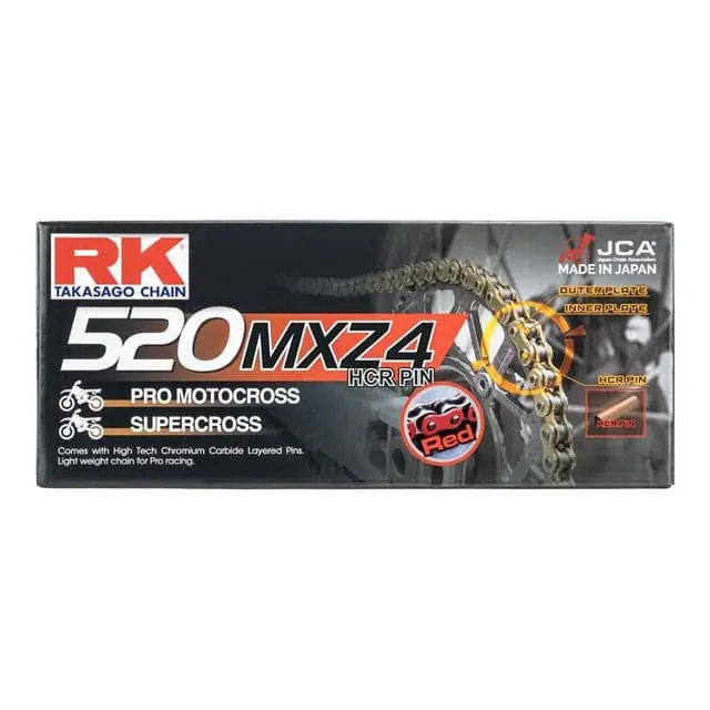 Direct From Manufacturer RK 520MXZ4-120L Red Chain