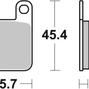 SBS Ceramic Scooter Front / Rear Brake Pads Last Chance