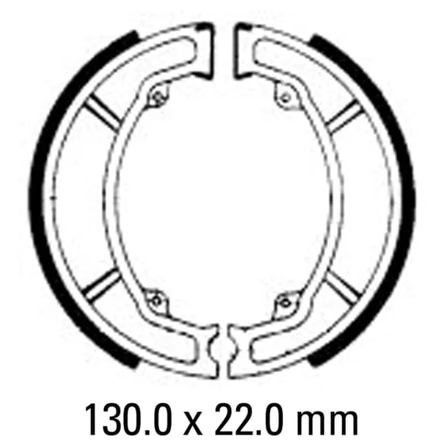 Premium Ferodo FSB776 Brake Shoe Set