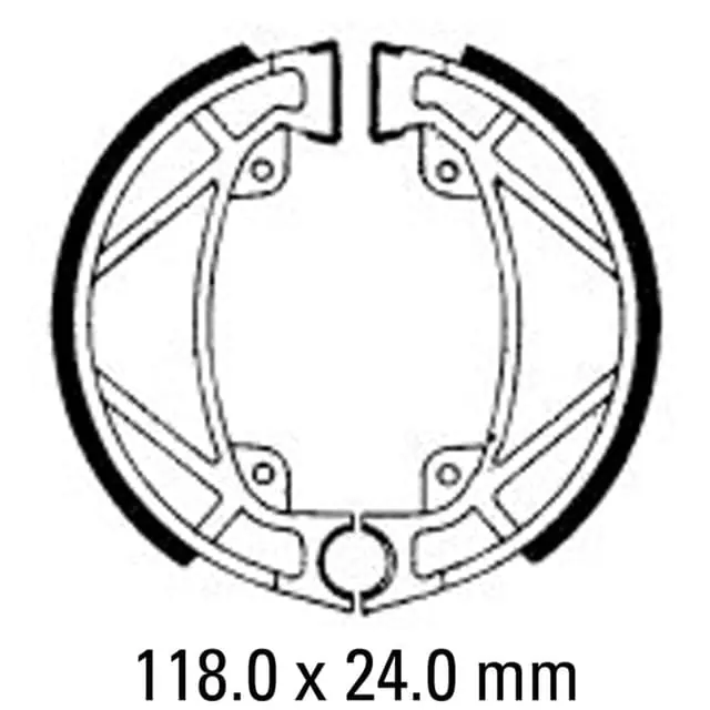 Fast Shipping Ferodo FSB768 Brake Shoe Set