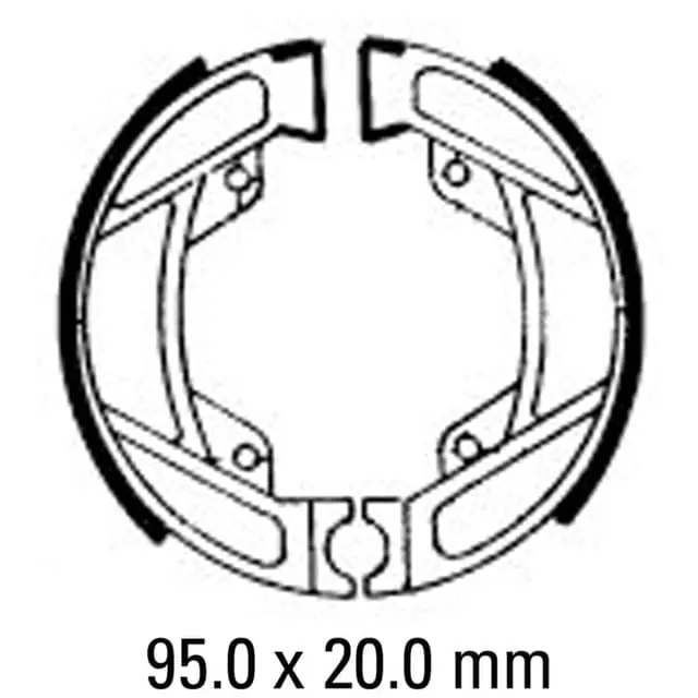 Super Sale Ferodo FSB754 Brake Shoe Set