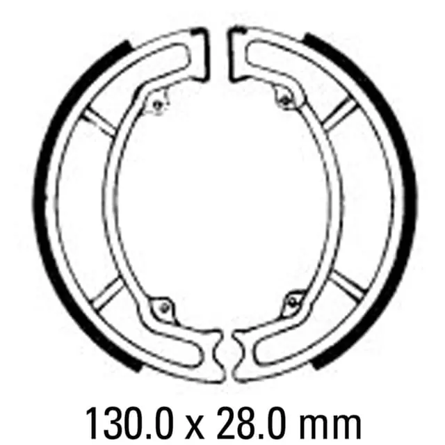 Reduced Price Ferodo FSB772 Brake Shoe Set