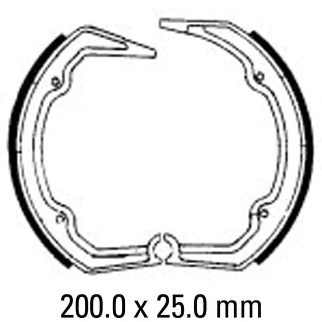 Factory Price Ferodo FSB804 Brake Shoe Set
