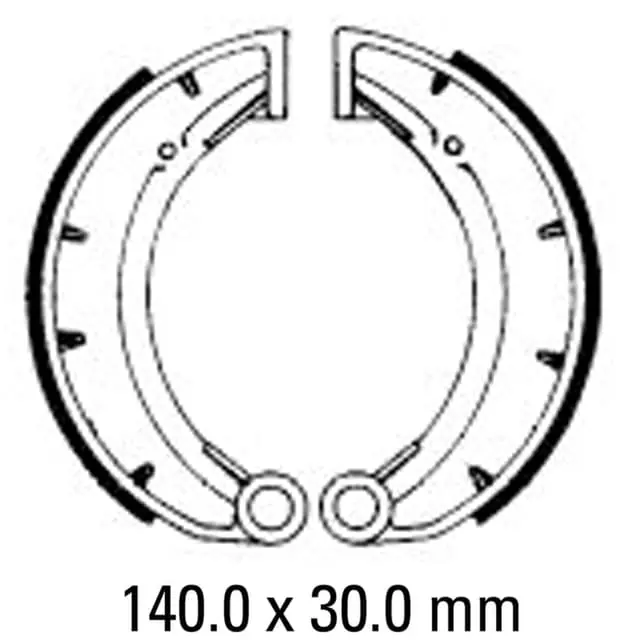 Budget Ferodo FSB824 Brake Shoe Set