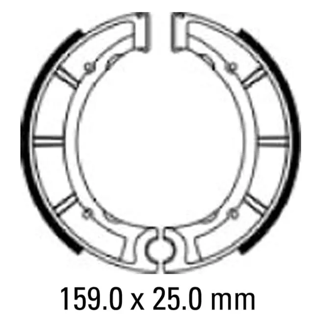 Worldwide Shipping Ferodo FSB948 Brake Shoe Set