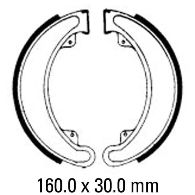 Fan Favorite Ferodo FSB742 Brake Shoe Set