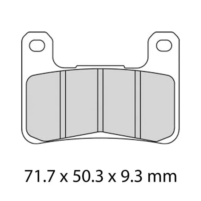 Premium Ferodo FDB2204ZRAC Sintered Race Brake Pads