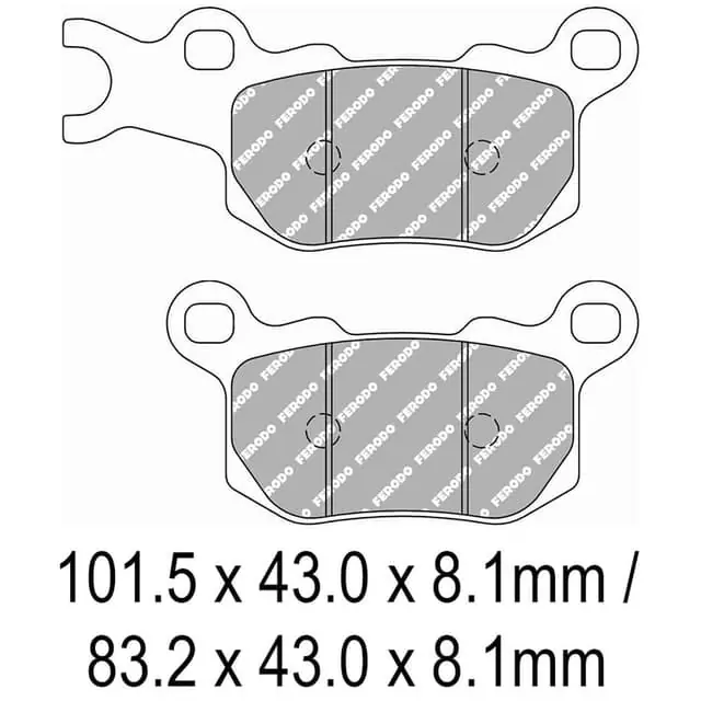 Brand New Ferodo FDB2318SG Brake Pads