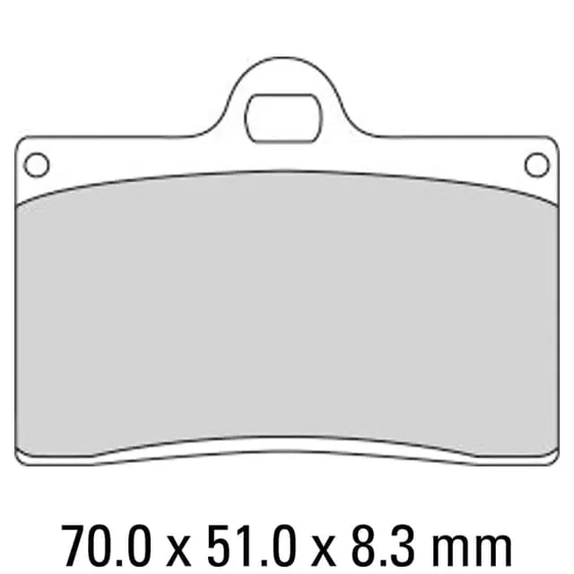Trusted Brand Ferodo FRP408ST Brake Pads