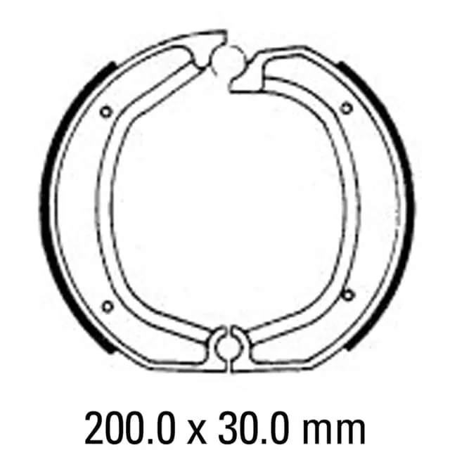 Cheap Ferodo FSB700 No Springs Brake Shoe Set