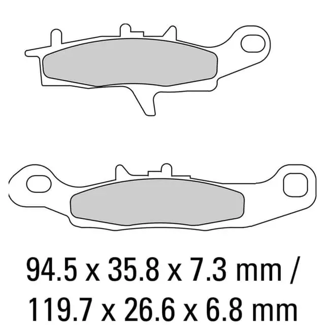 Worldwide Shipping Ferodo FDB2188SG Brake Pads