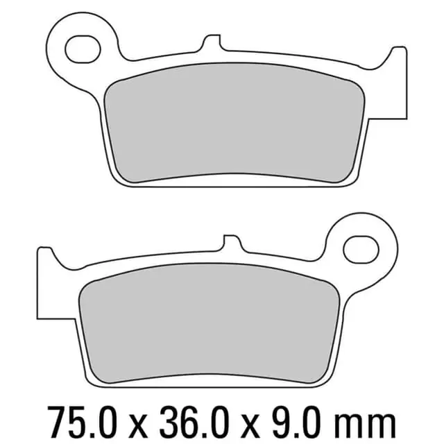 Premium Ferodo FDB672AG Brake Pads