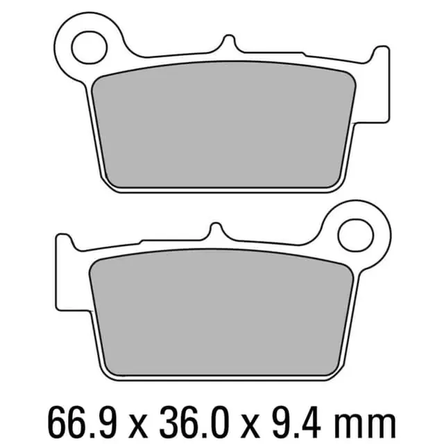 Warranty Included Ferodo FDB2162EF Brake Pads