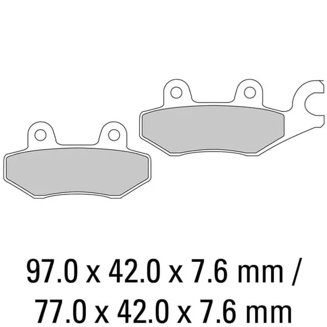 Professional Grade Ferodo FDB631SG Brake Pads