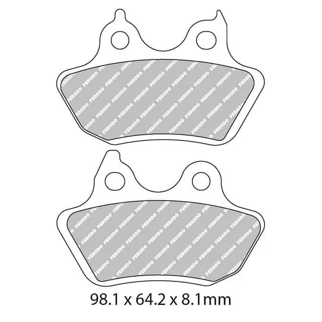 Certified Ferodo FDB2202ST Brake Pads
