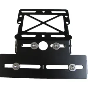 Black Universal Adjustable Rear Light Bracket Brand New