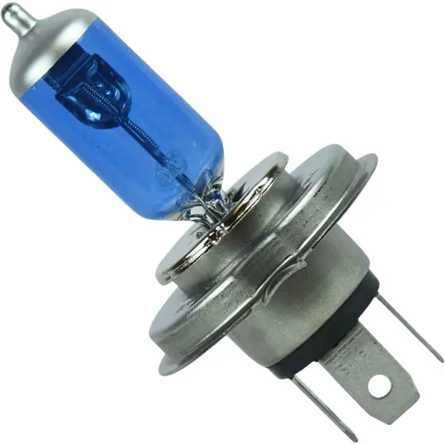 12V 60/55W P43t H4 Blue Tinted Halogen Headlight Bulb Markdown
