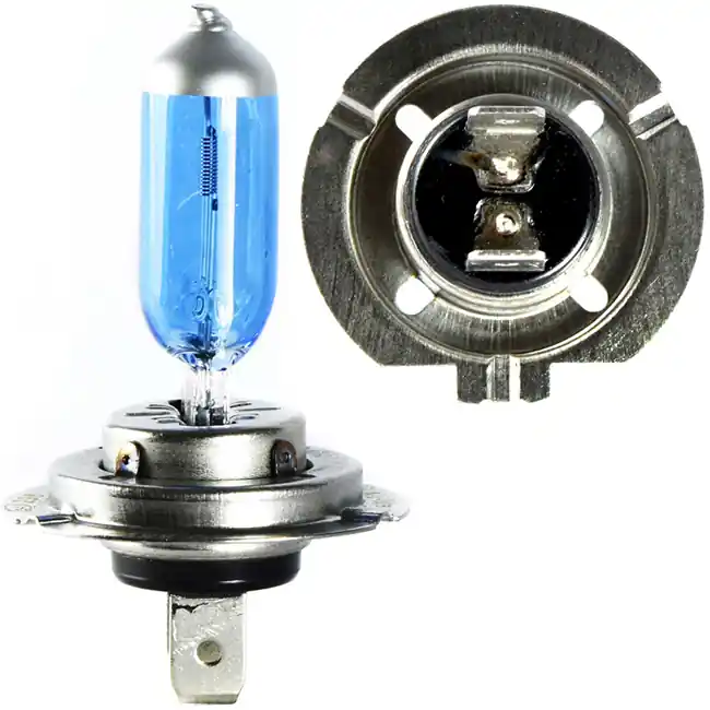 12V 55W H7 Blue Tinted Halogen Headlight Bulb Free Returns
