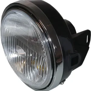 8" Black & Chrome Side-Mounted Headlight Yamaha 4L0-84303-E0-00 Deal