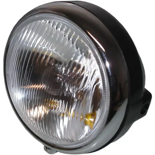 Best Seller 5.5" Round Black & Chrome Side-Mounted Headlight