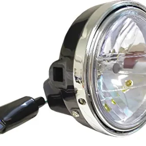 8" Black Body Side-Mount Headlight Yamaha 4L0-84303-E0-00 (Clear) Super Sale