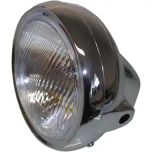 Limited Time 7" Round Chrome Side-Mounted Headlight without Grommet
