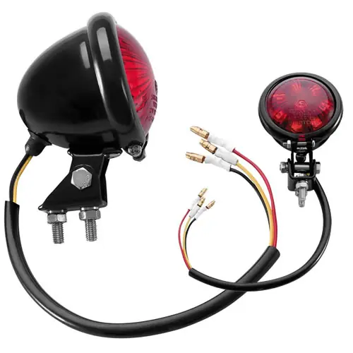 Sale LED Black Mini Bates Style Rear Light