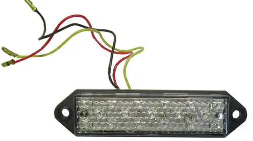 Bargain LED Stick-On or Bolt-On Rear Light with Clear Lens