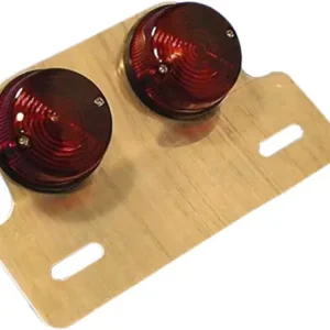 Twin Round Rear Lights with Bracket Seasonal Sale
