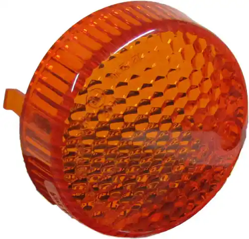 Worldwide Shipping Amber Indicator Lens - 018464