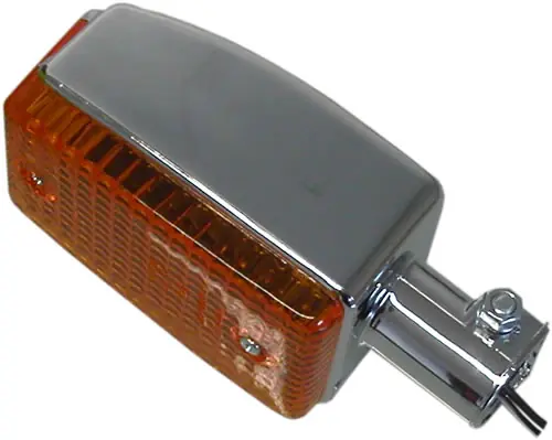 Instant Buy Chrome 35mm Indicator with Amber Lens - 018999