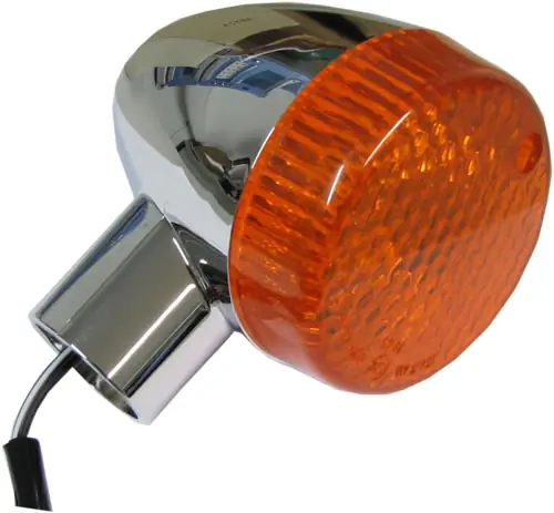 Chrome Indicator with Amber Lens - 019048 Bulk Order