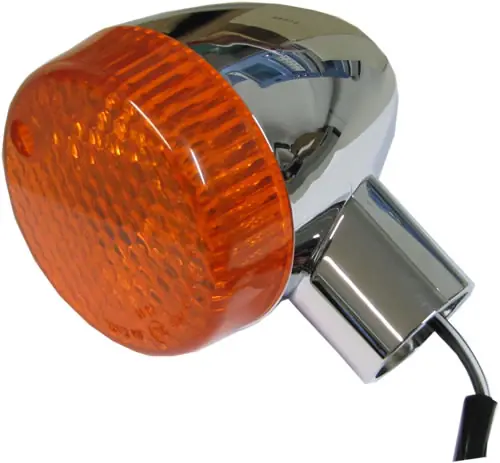 Exclusive Offer Chrome Indicator with Amber Lens - 019049