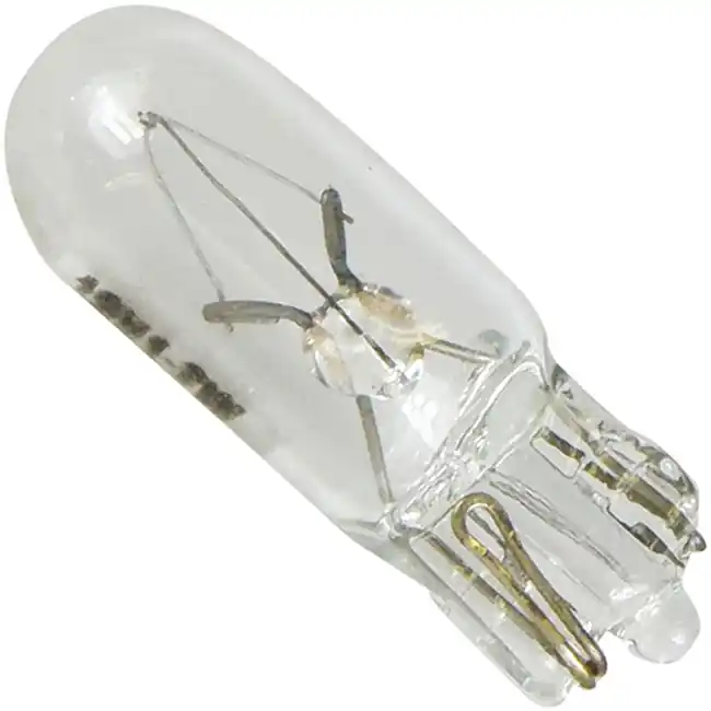 Factory Price 12V T6.5 1.7W Medium Capless Wedge Side Light Bulbs Base 5mm
