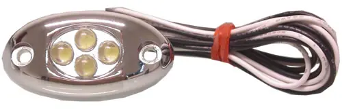 Oval Marker Light with White LED's Warranty Included