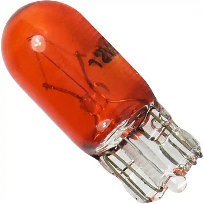 12V 10W Medium Amber Capless Indicator Bulbs Original