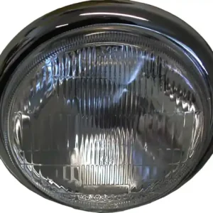 Same Day Shipping 5.75" Round Chrome Side-Mounted Bates Headlight
